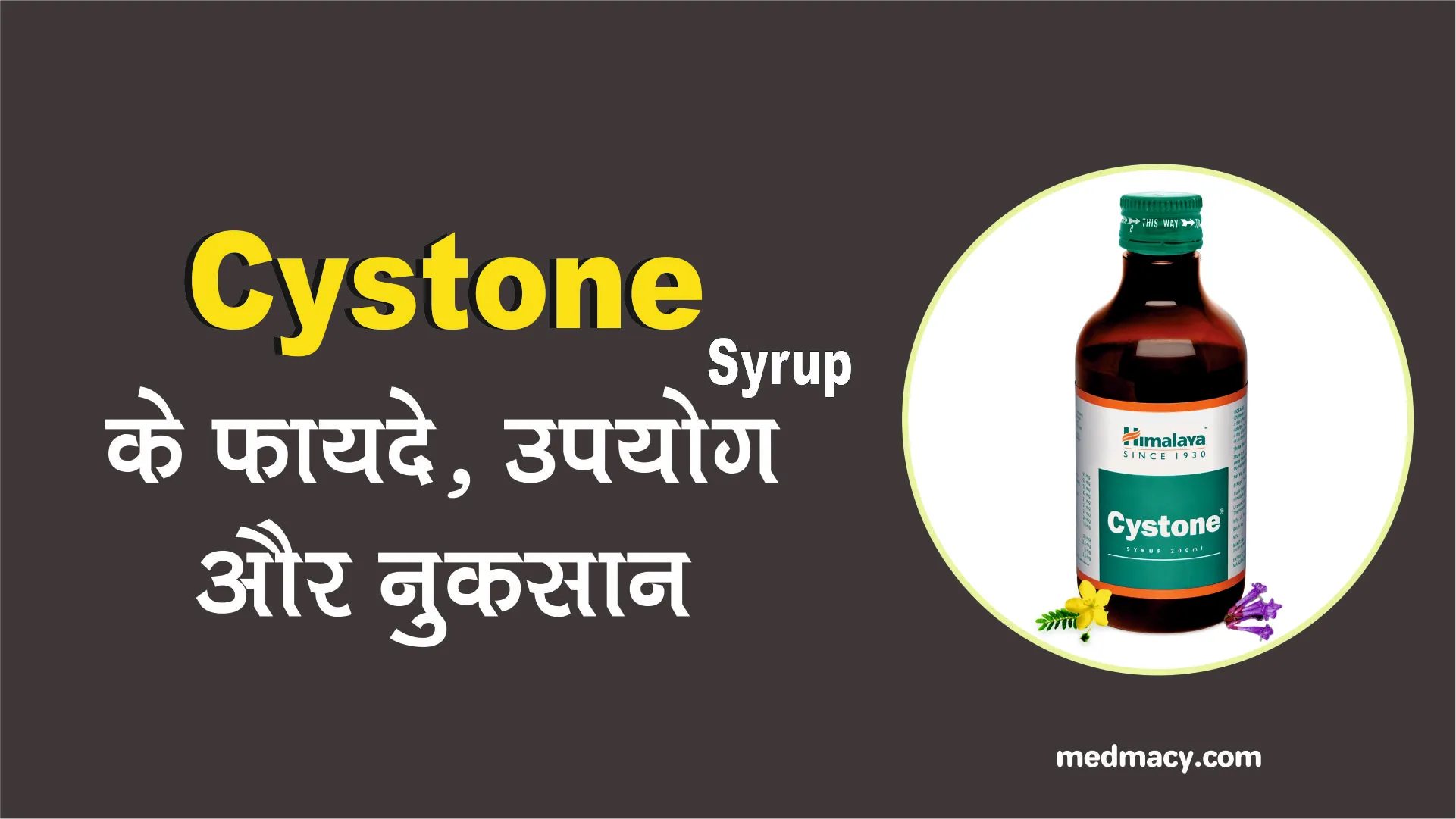 Cystone Syrup Uses in Hindi